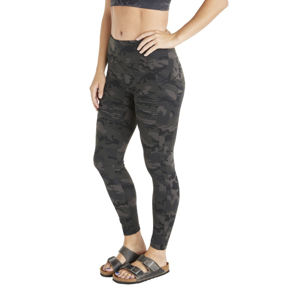 Performance Moto Legging Green Camo