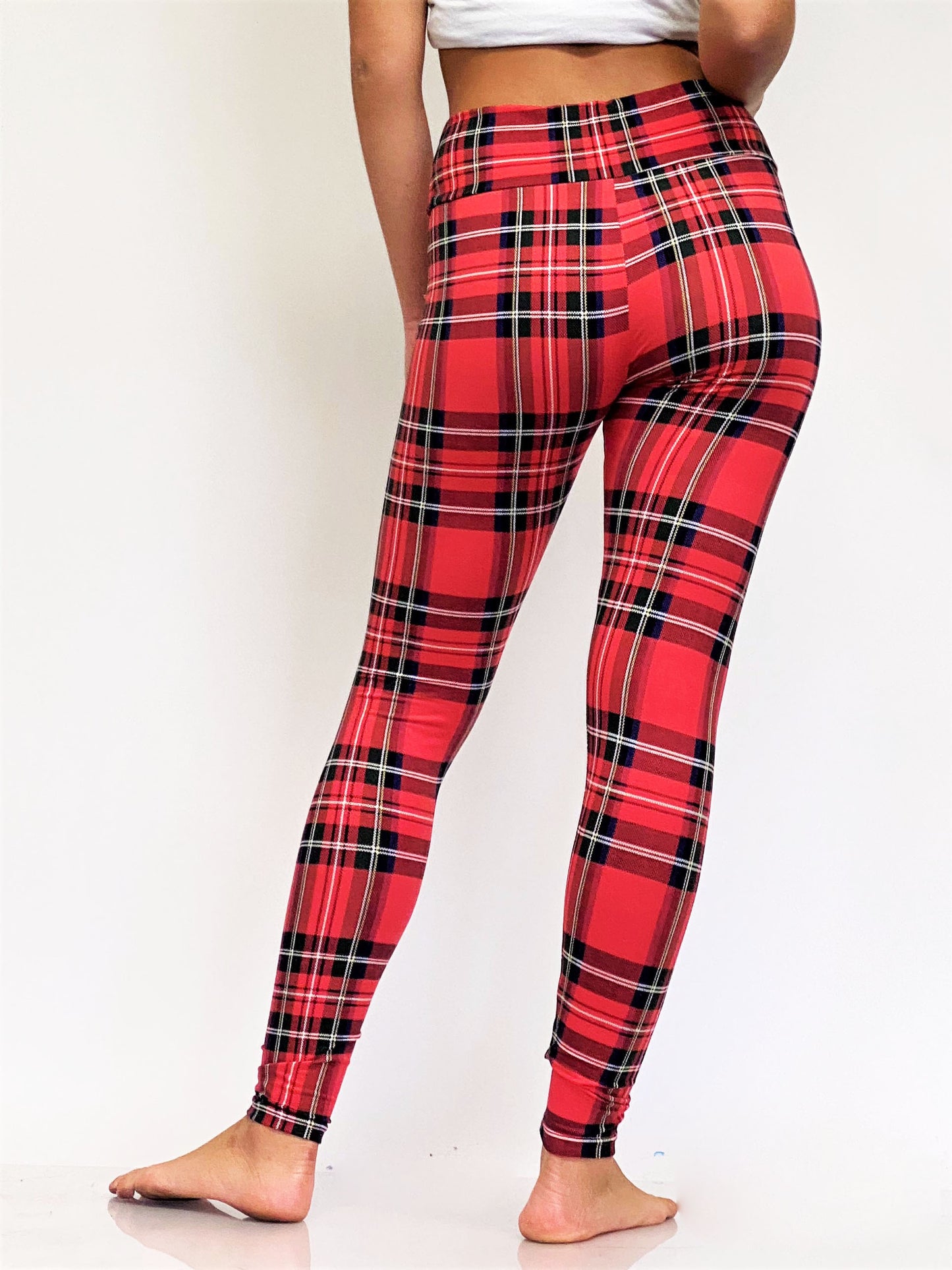 Women's Plaid Skinny Legging
