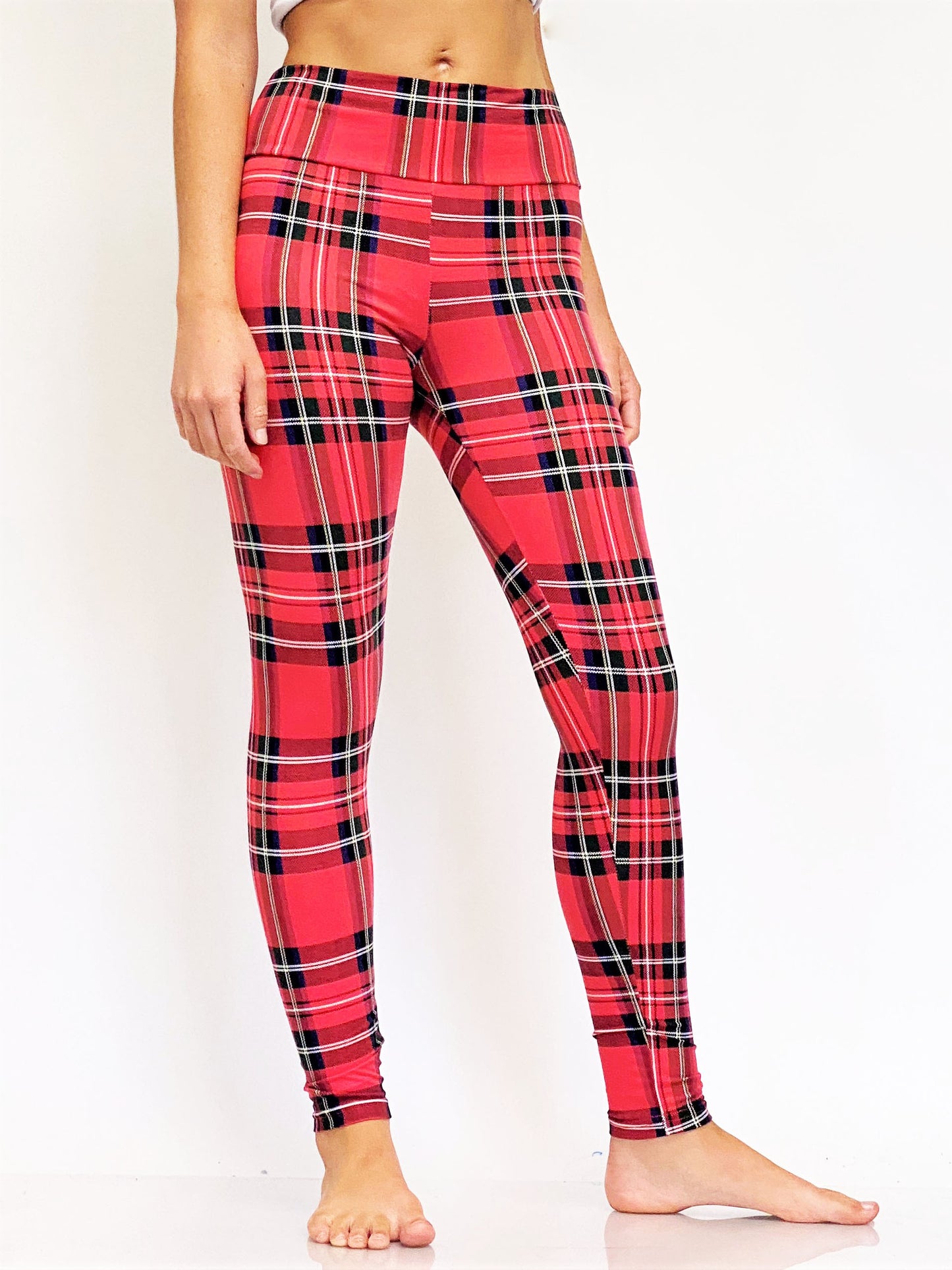 Women's Plaid Skinny Legging