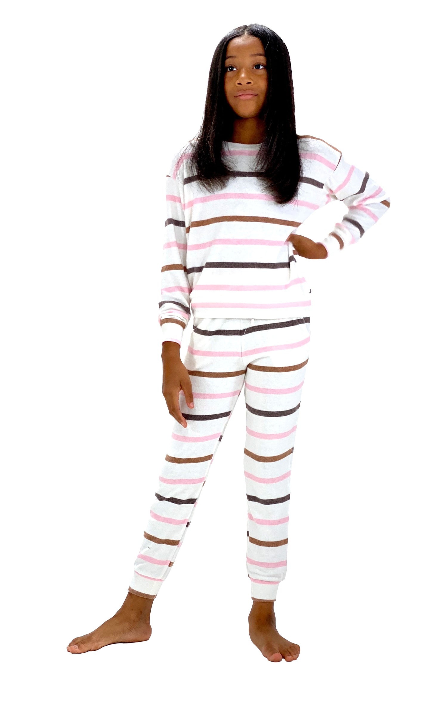 Kid's Lounge Set Stripe