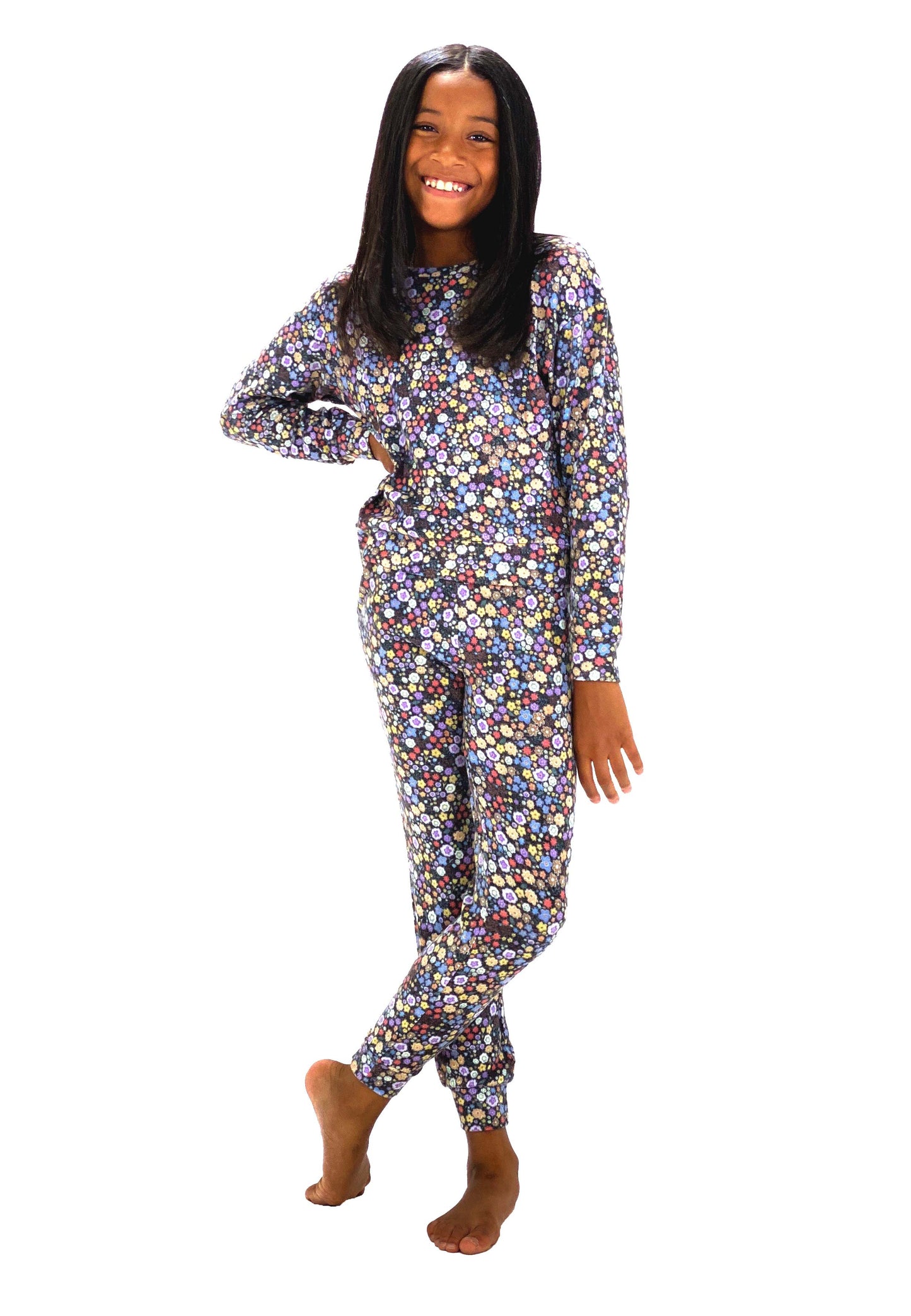 Kid's Lounge Set Ditsy Floral