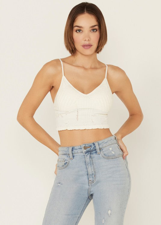 Seamless Jacquard Bralette