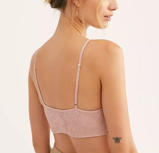 Women's Floral Jacquard Bralette