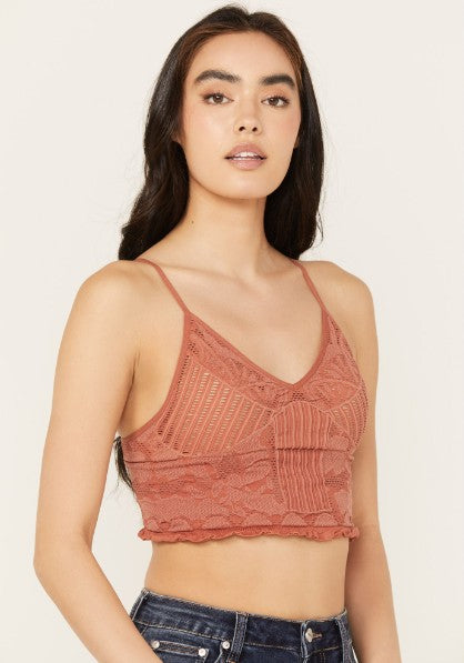 Seamless Jacquard Bralette