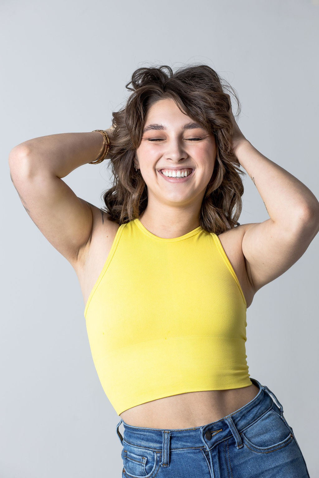 Women's Chevron Crop Top