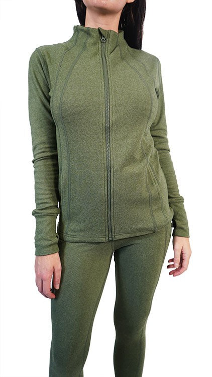 Brushed Heathered Jacket