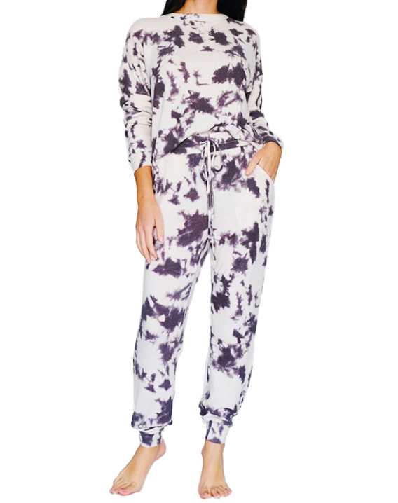 Lounge Set Tie Dye White image 0