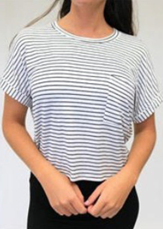 Oversized Pocket Tee Stripe image 0
