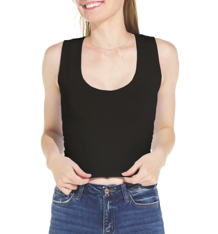 Scoop Neck Tank Fuchsia image 5