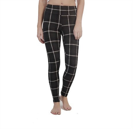 Plaid Skinny Legging Grey image 0