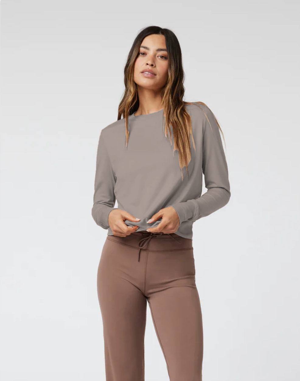 Women's Yoga Crew Top Pomelo image 6
