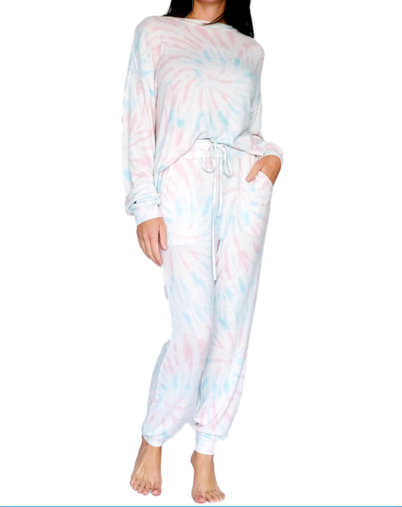 Lounge Set Tie Dye White image 7