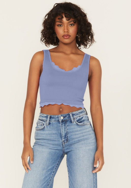 Women's Seamless Lace Scalloped Bra