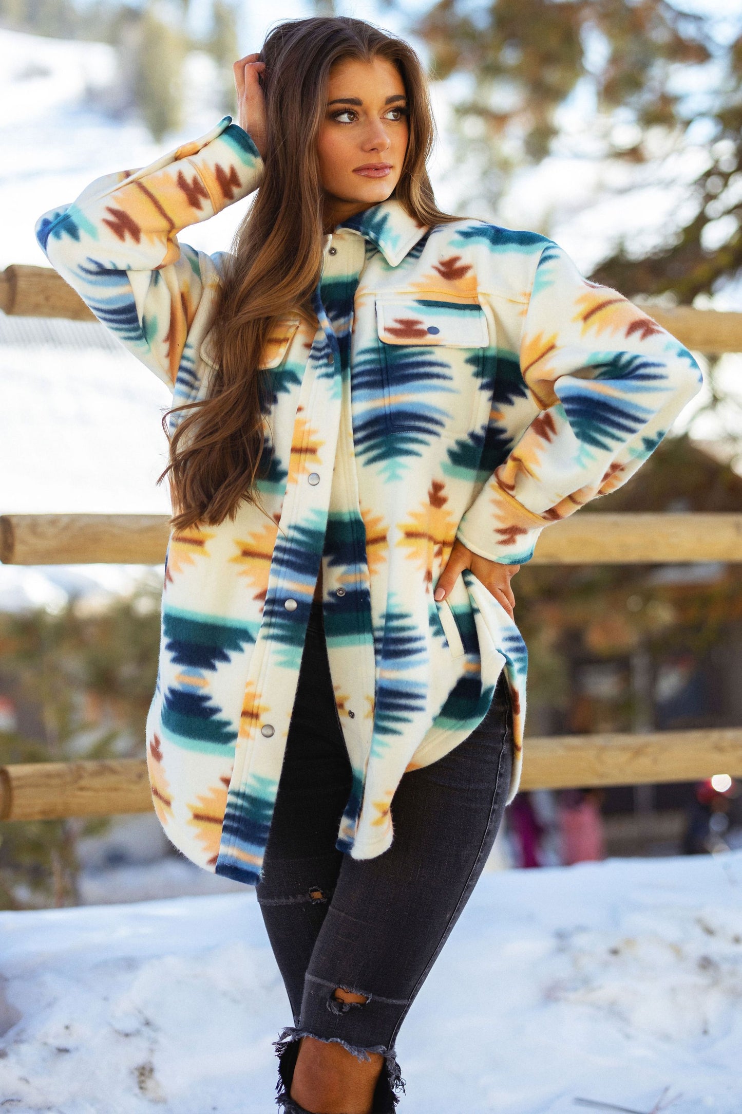 Women's Polar Fleece Shacket (Final Few)