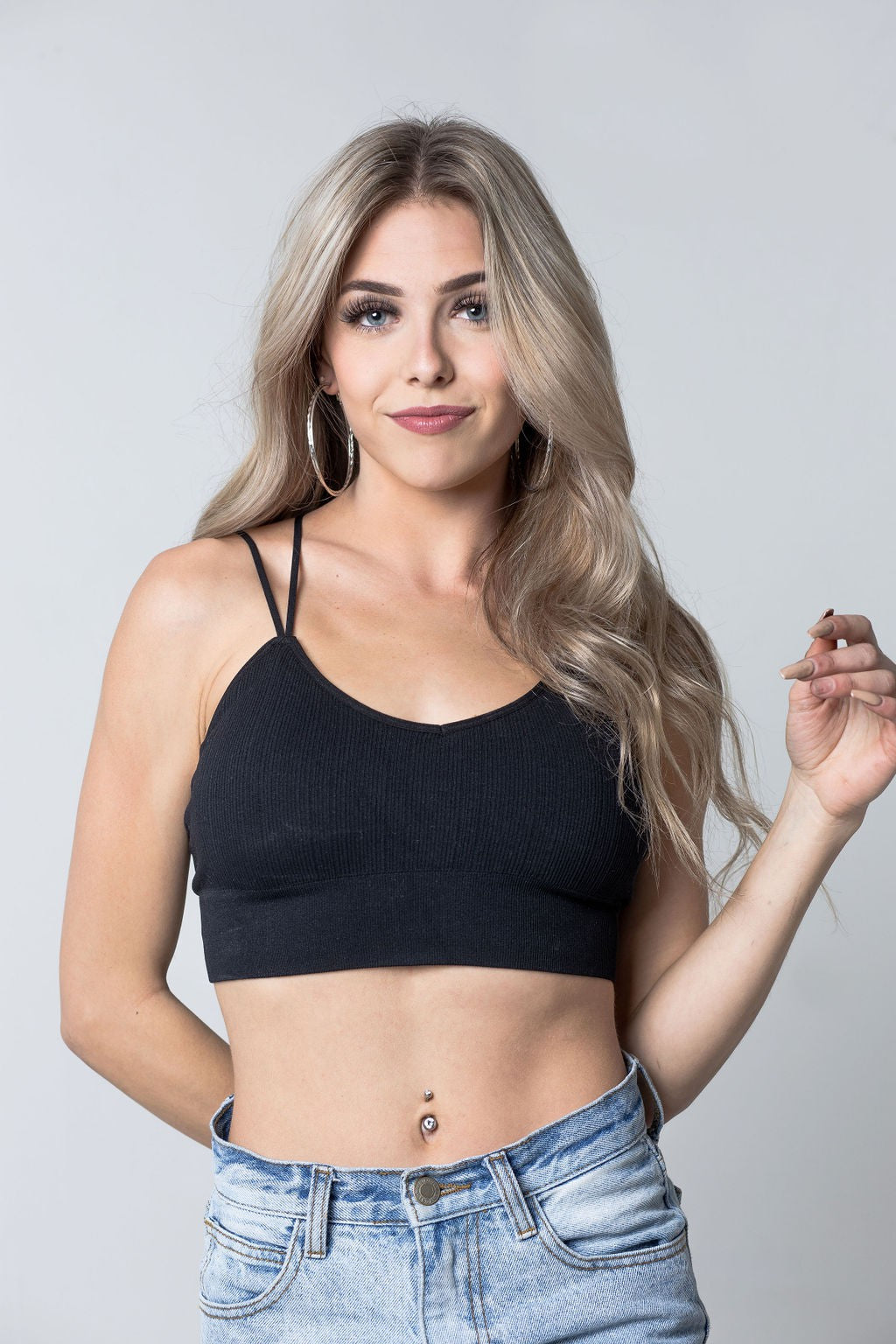 Women's Ribbed Bralette
