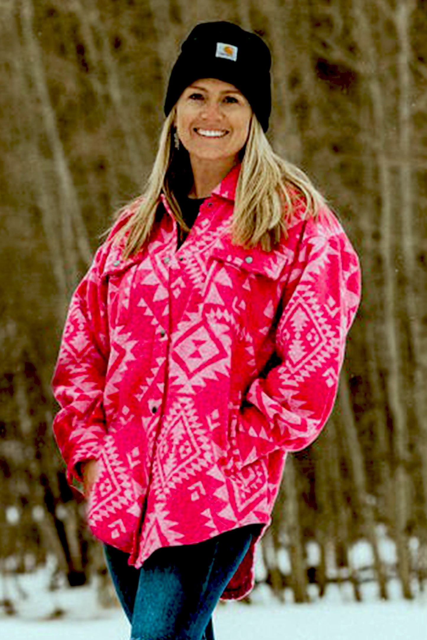 Women's Brushed Tweed Shacket (Final Few)