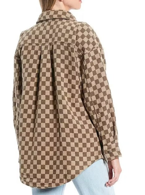 Women's Brushed Tweed Shacket