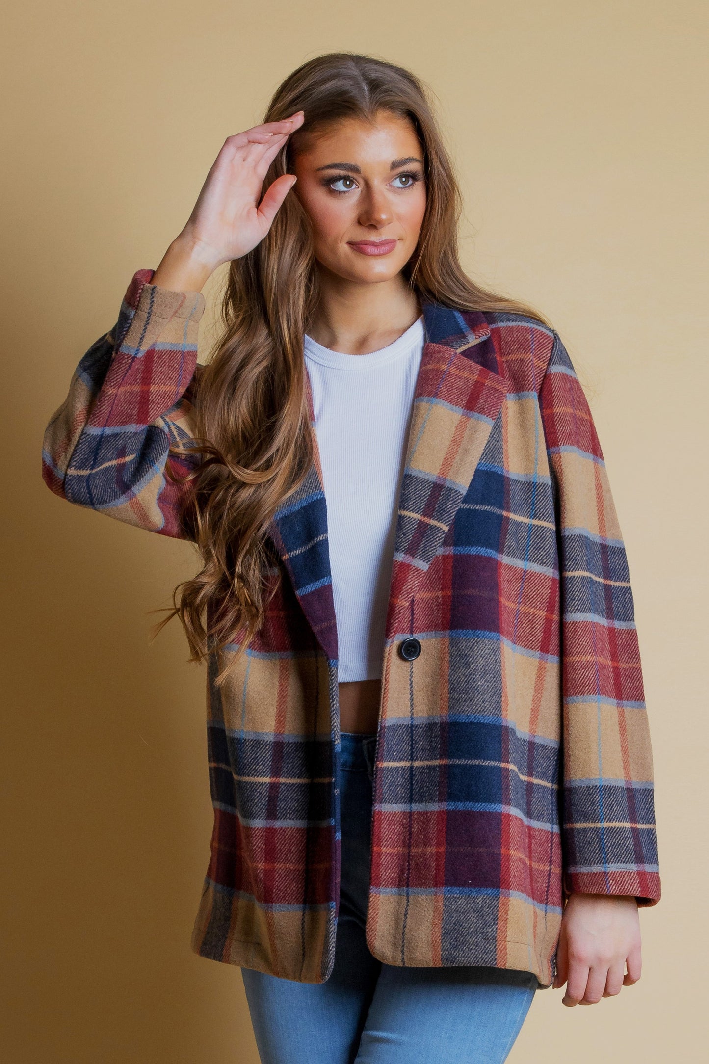Women's Brushed Tweed Shazer