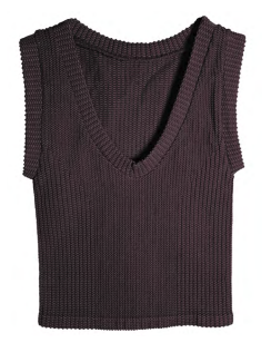 Girls Waffle Tank