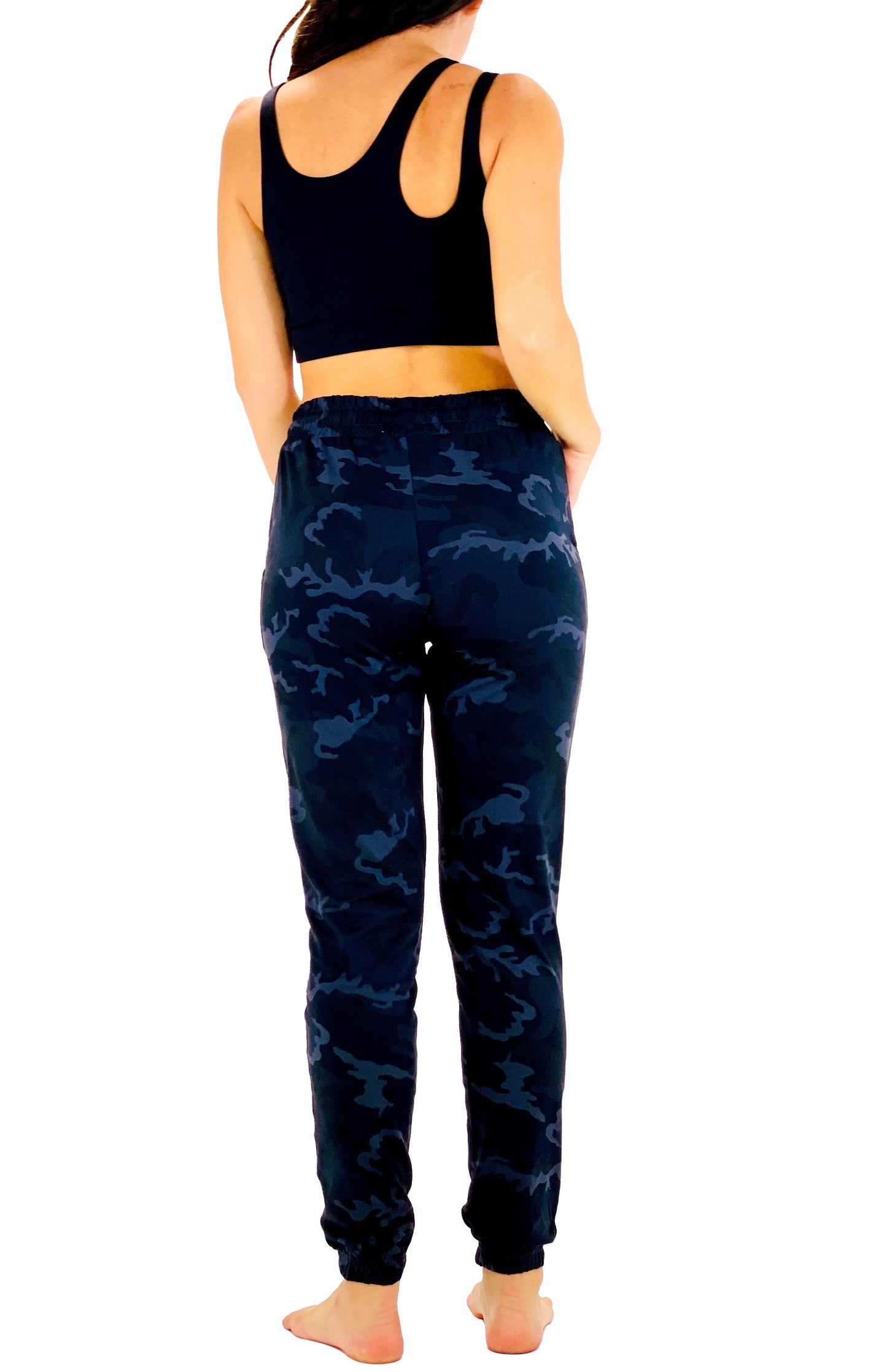 Butter Soft Jogger Black Camo image 2