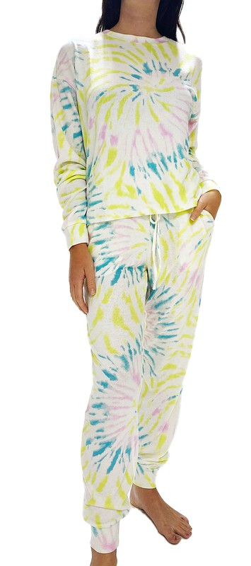 Lounge Set Tie Dye White image 5