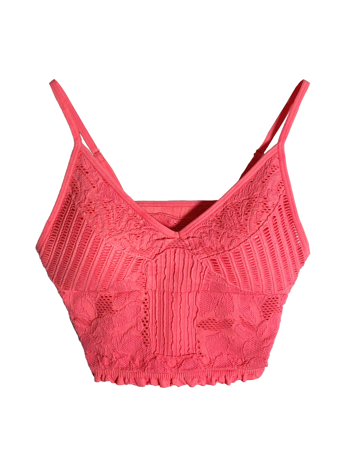 Seamless Jacquard Bralette Desert Rose image 1