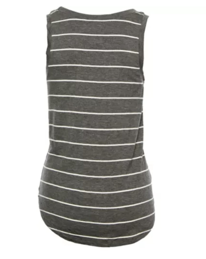 Kid's Stripe Tank Black image 3
