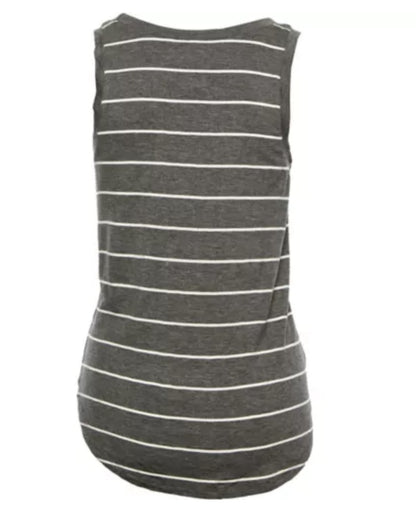 Kid's Stripe Tank Black image 3