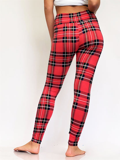 Women's Plaid Skinny Legging