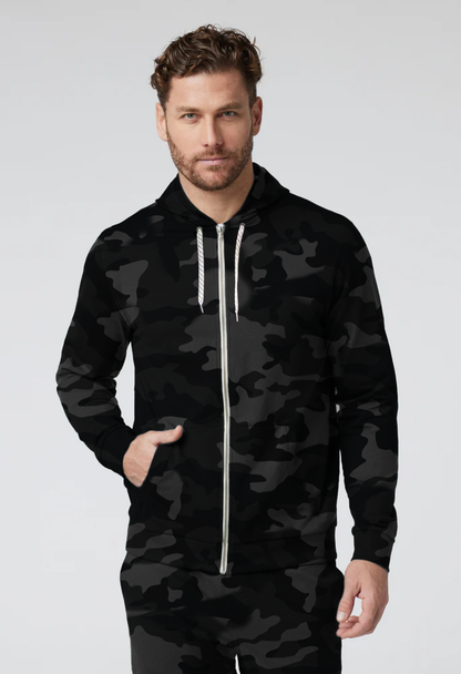 Men's Yoga Zip-Up Cape Olive image 1