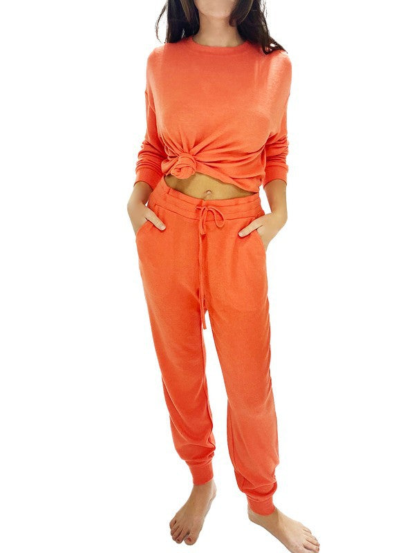 Women's Lounge Set (2pcs Pullover+ Pant)