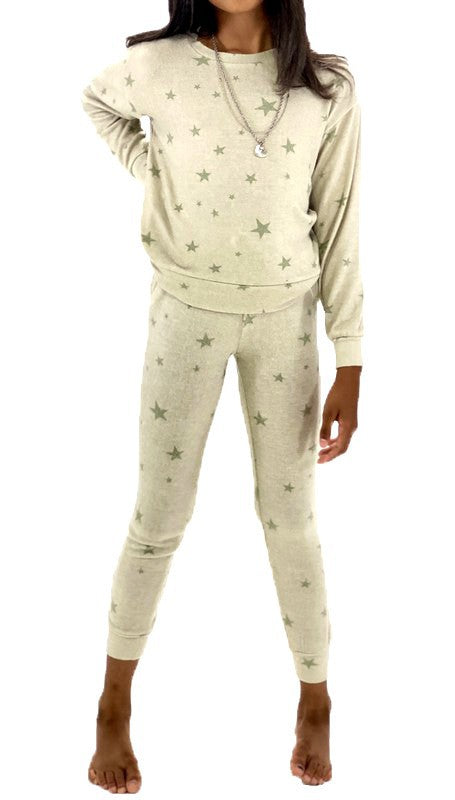 Kid's Lounge Set Sage Star