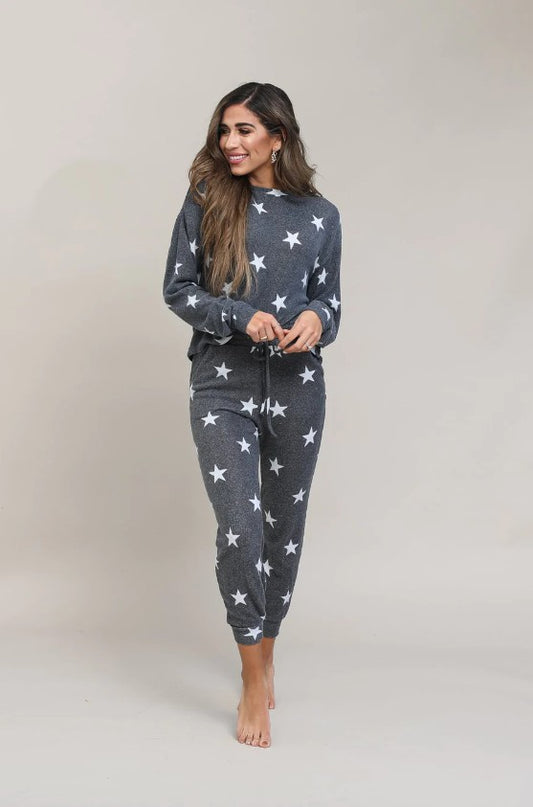 Women's Lounge Set (2pcs Pullover+ Pant)