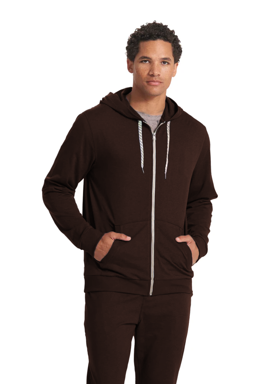 Men's Yoga Zip-Up Cape Olive image 5