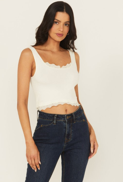 Women's Seamless Lace Scalloped Bra