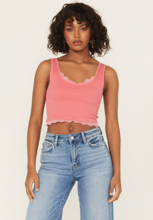 Women's Seamless Lace Scalloped Bra