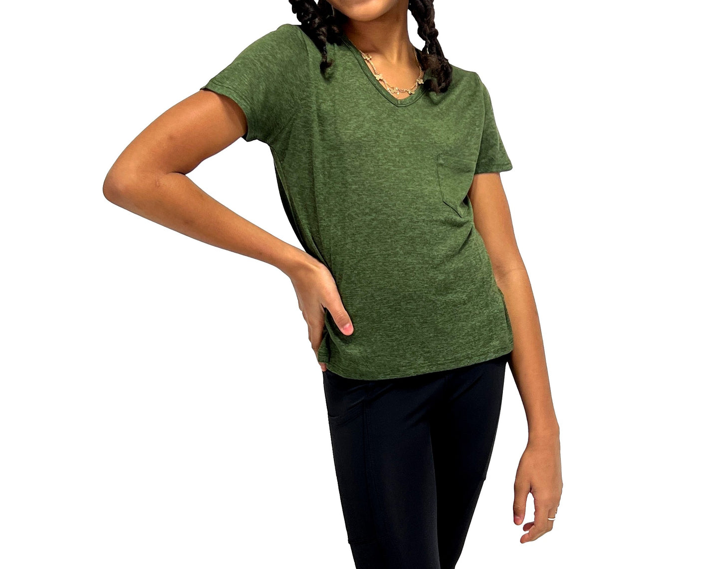 Kid's Pocket Tee Burgundy image 1