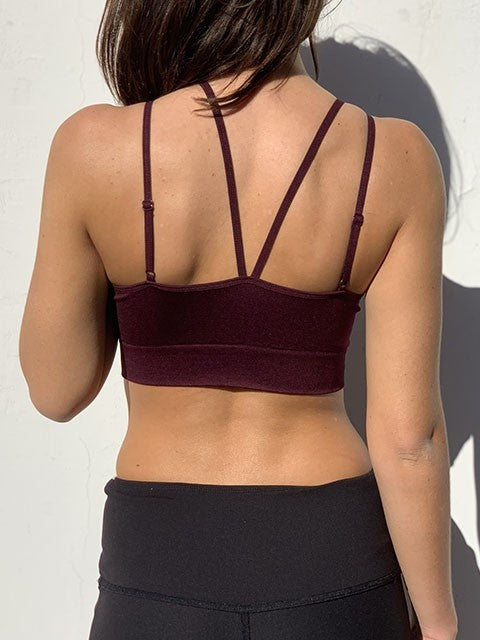 Lattice Front Bralette White image 12