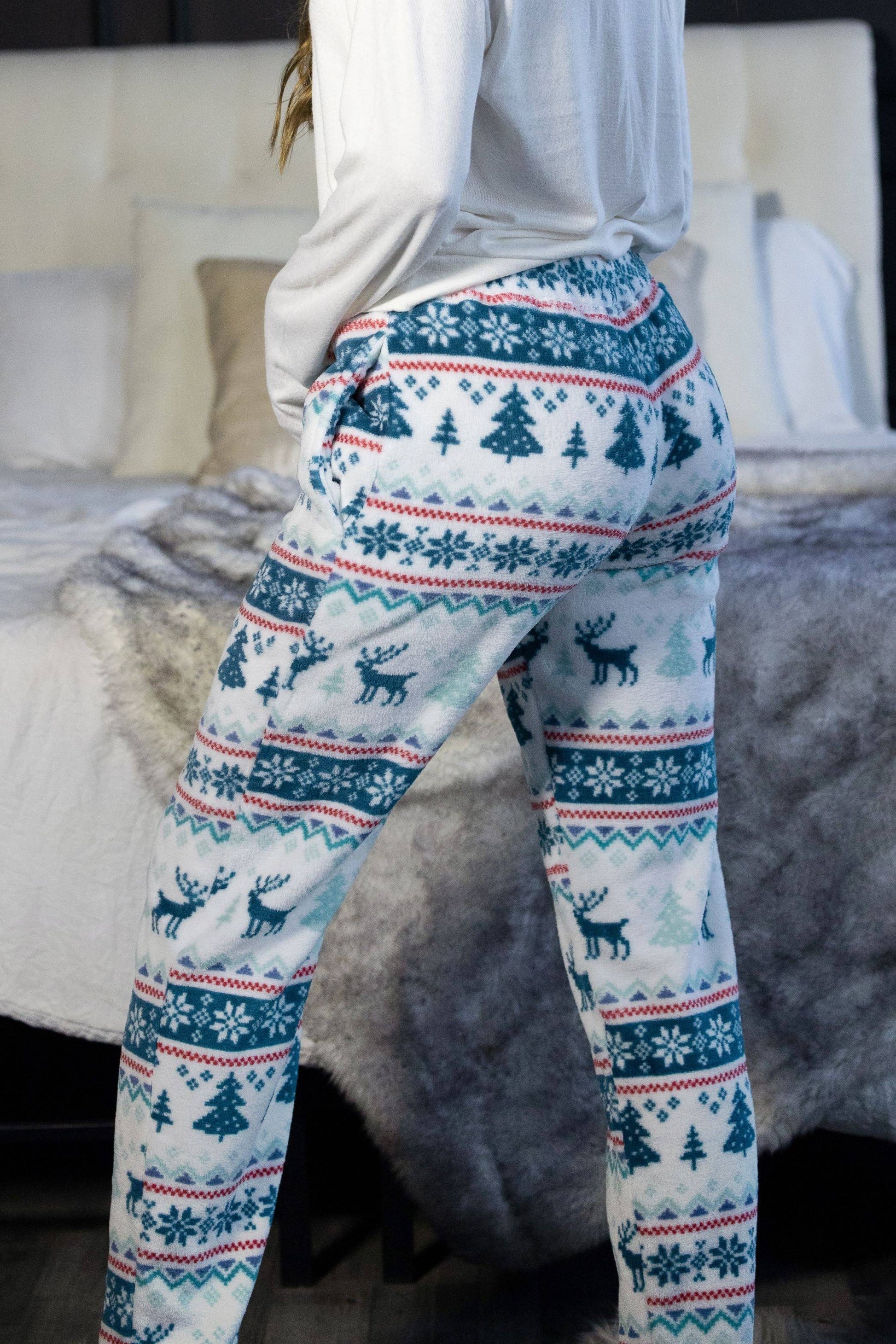 Women's Pajamas Polar Bear Red image 7