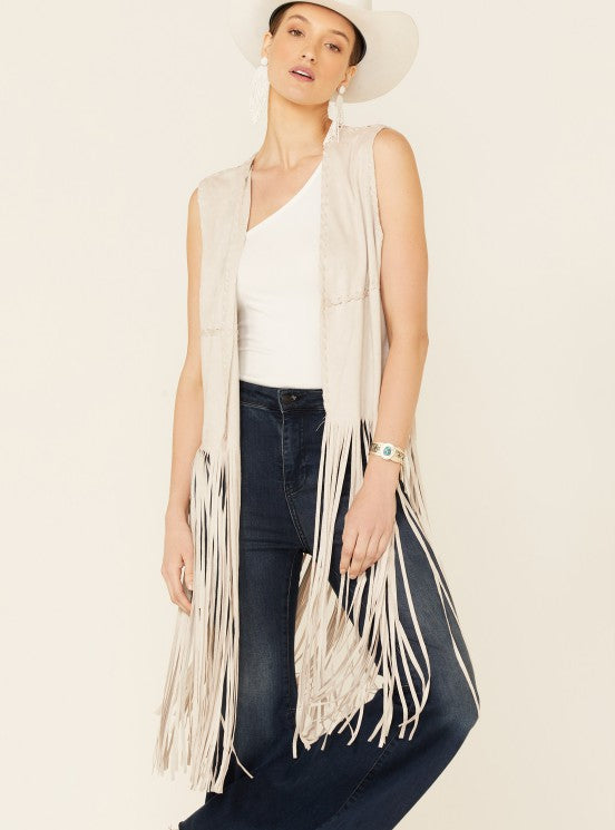 Fringe Whip Stitch Vest image 12