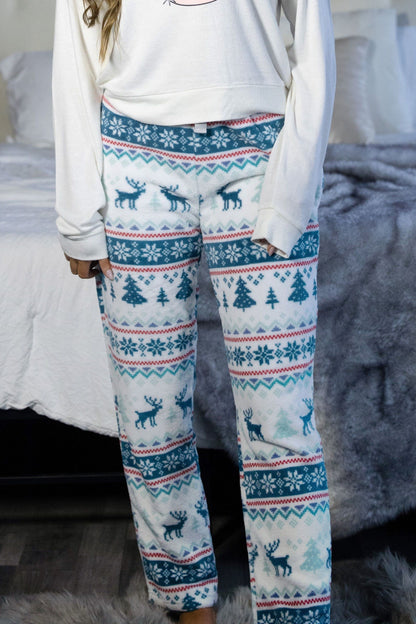 Women's Pajamas Polar Bear Red image 6