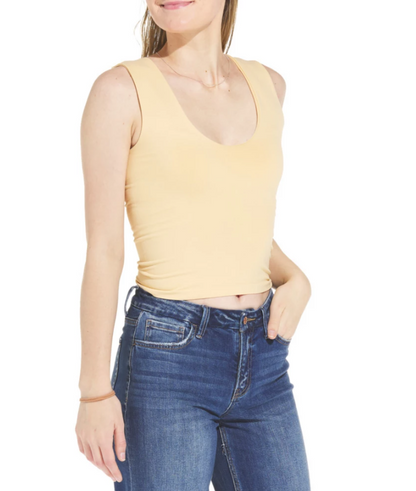 Scoop Neck Tank Fuchsia image 3
