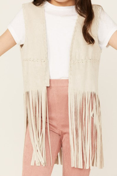 Kids Fringe Whip Stitch Vest image 6