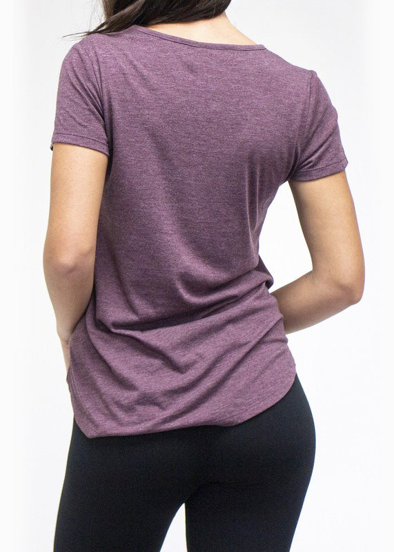 Tri Blend Scoop Neck Tee Tiffany Blue image 10