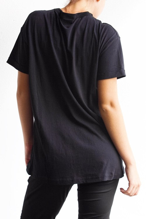 Women's Lace Up Concert Tee