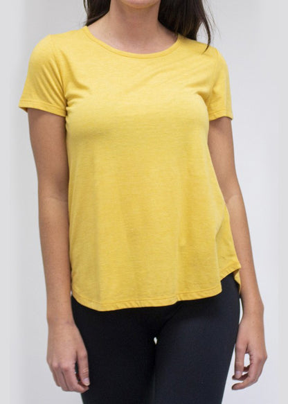 Tri Blend Scoop Neck Tee Tiffany Blue image 1