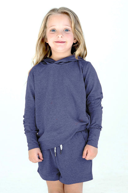 Girls' Yoga Non-Zip Hoodie Ivy image 5