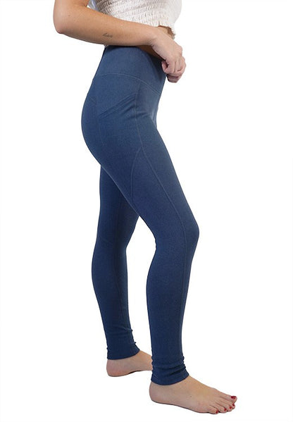 Heather Pocket Legging Indigo image 1