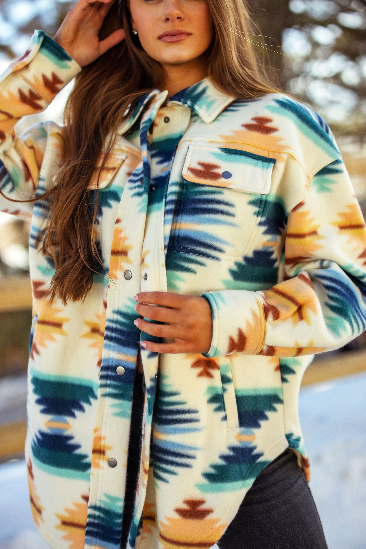 Women's Polar Fleece Shacket (Final Few)
