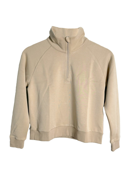 Girls' Scuba Modal Quarter-Zip Sweatshirt